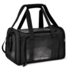cat large carrier bag black